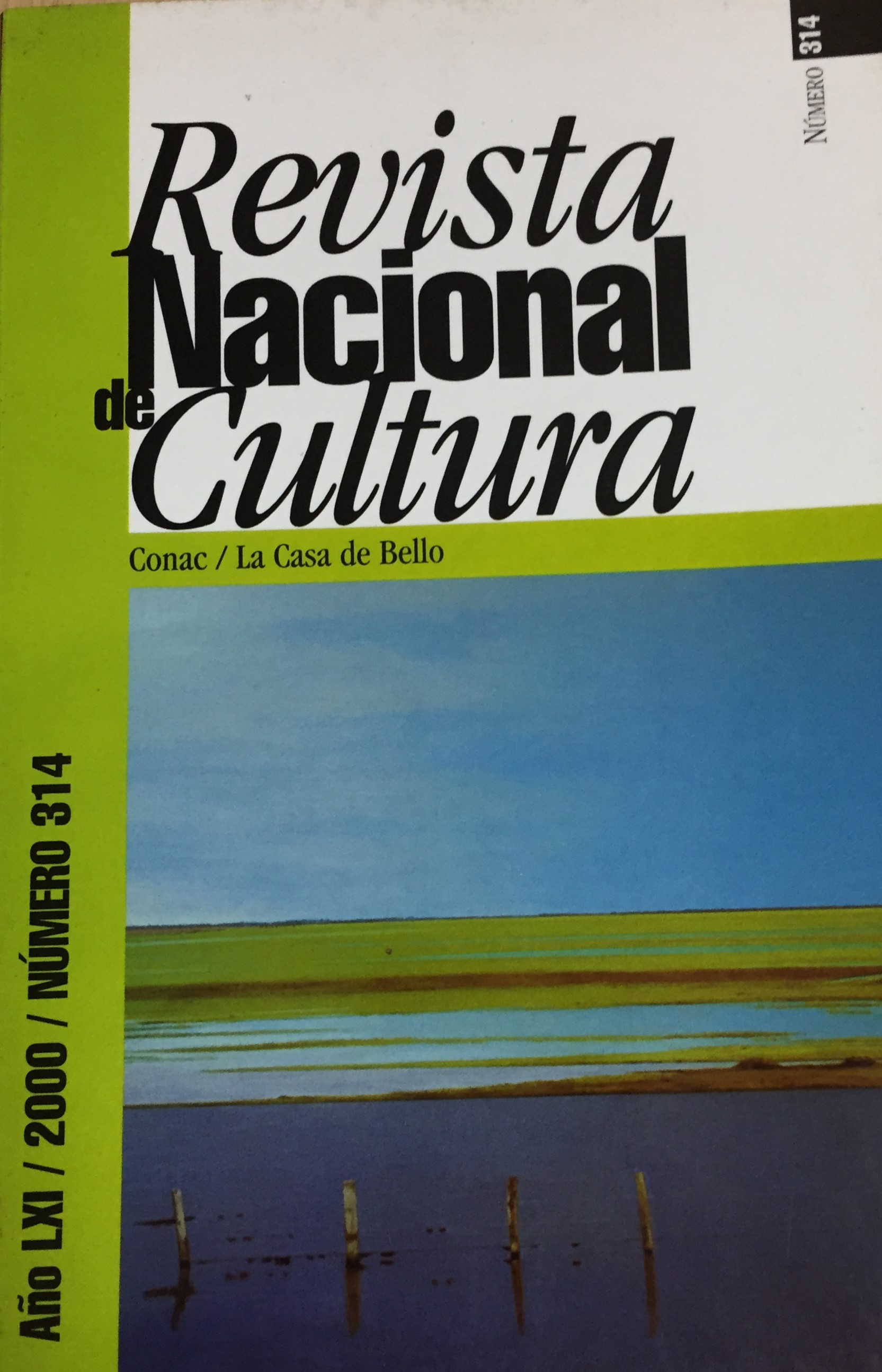 Revista Nacional de Cultura 314